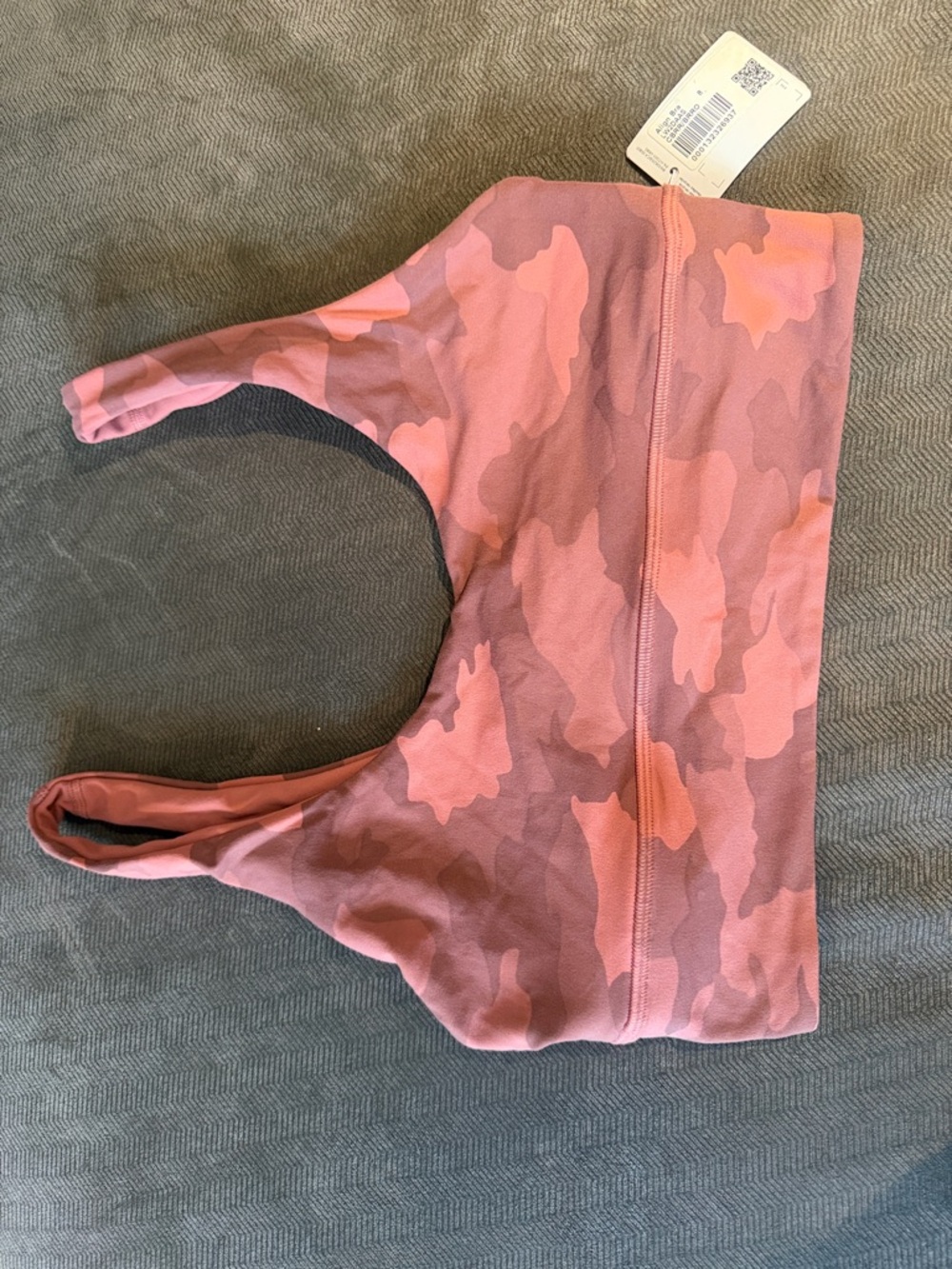 Lululemon Pink Camo Sports Bra